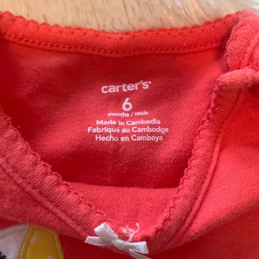 Carters - Size 6 months 2 piece outfit - long sleeve